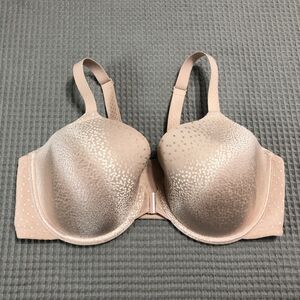 Wacoal Bra 38DD Back Appeal Light Rose T Shirt Underwire Front Close 853493